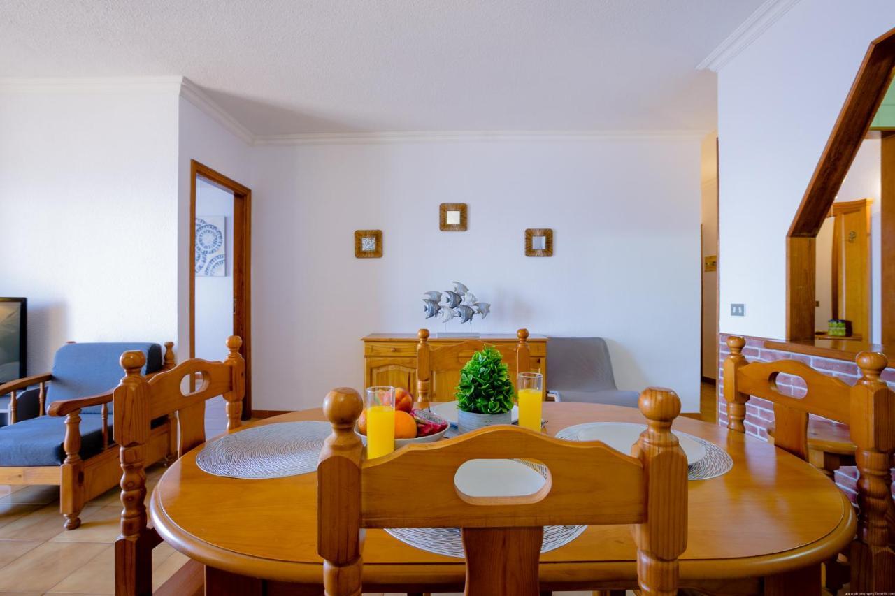 Front Line Ocean View 2Bed Wi-Fi Your Holiday Home Puerto de Santiago  Eksteriør billede